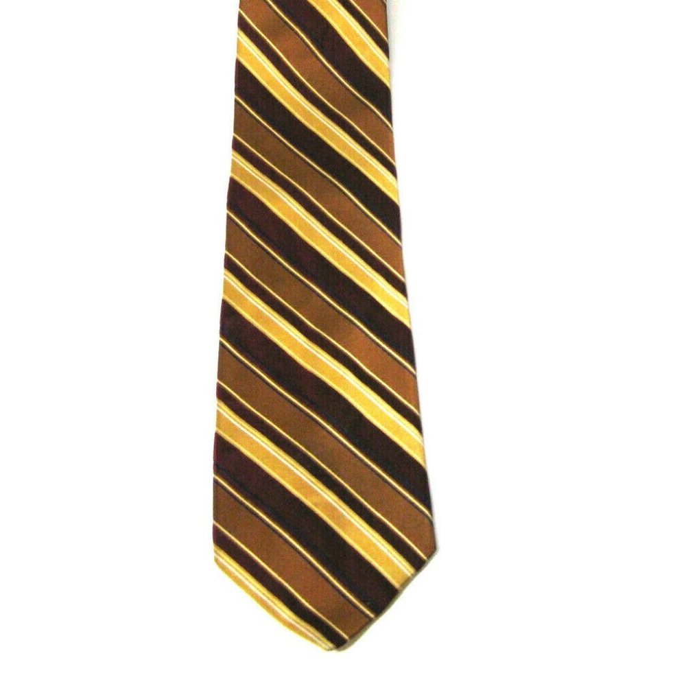 IKE BEHAR Men's 100% Silk Necktie Striped